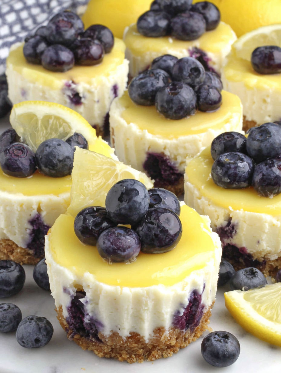 A slice of cheesecake with blueberries on top.