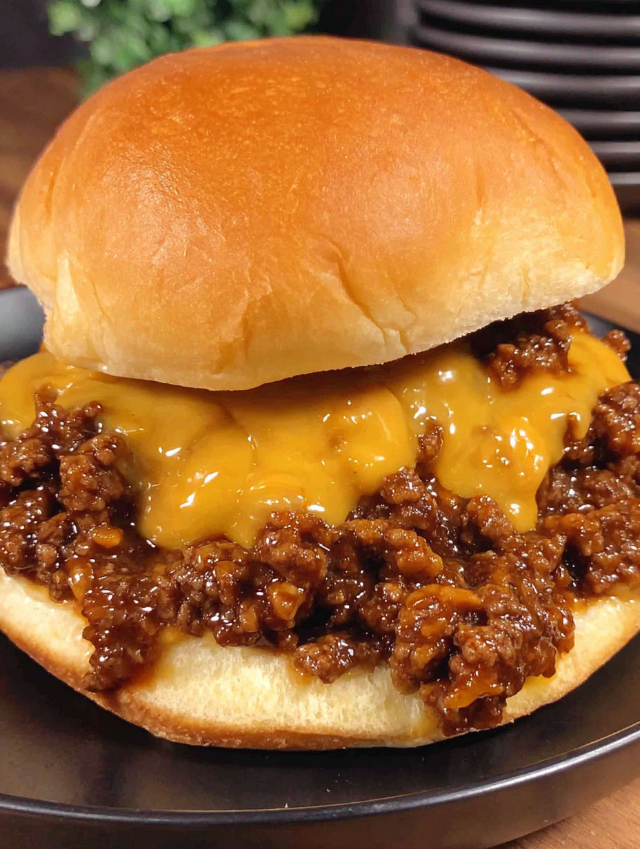 A burger with cheese and chili.