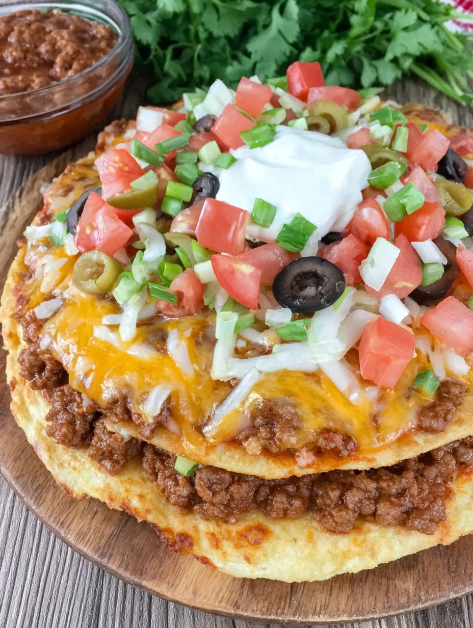 A delicious chili cheese burrito with tomatoes and olives.