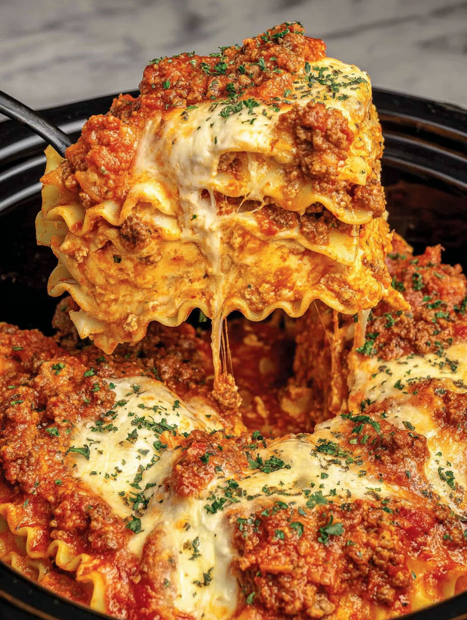 A close up of a delicious lasagna.