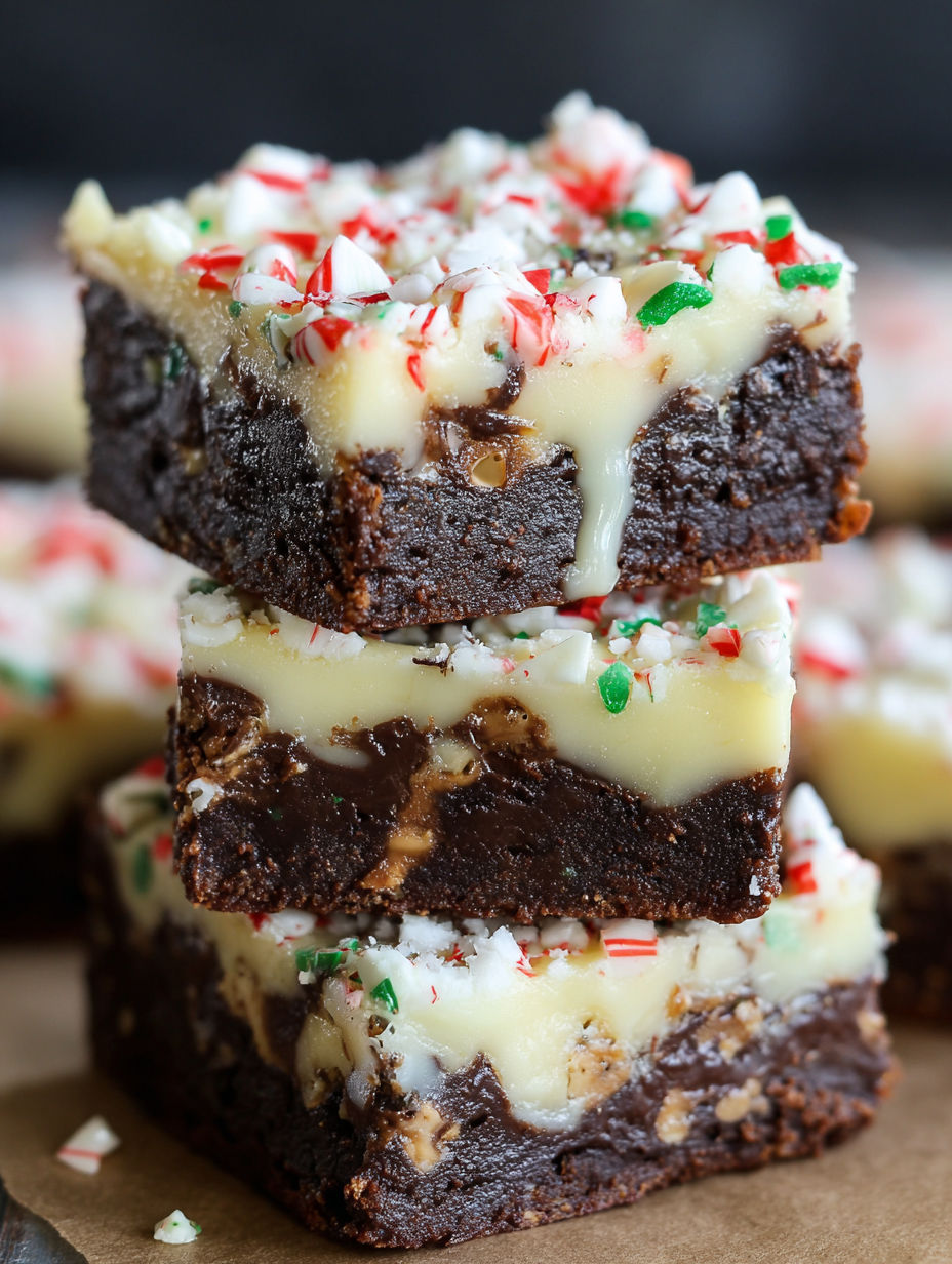 A close up of a chocolate dessert with white icing and sprinkles.
