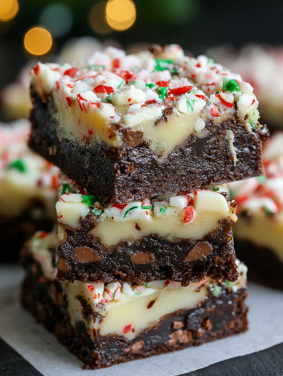 A close up of a chocolate dessert with white icing and sprinkles.