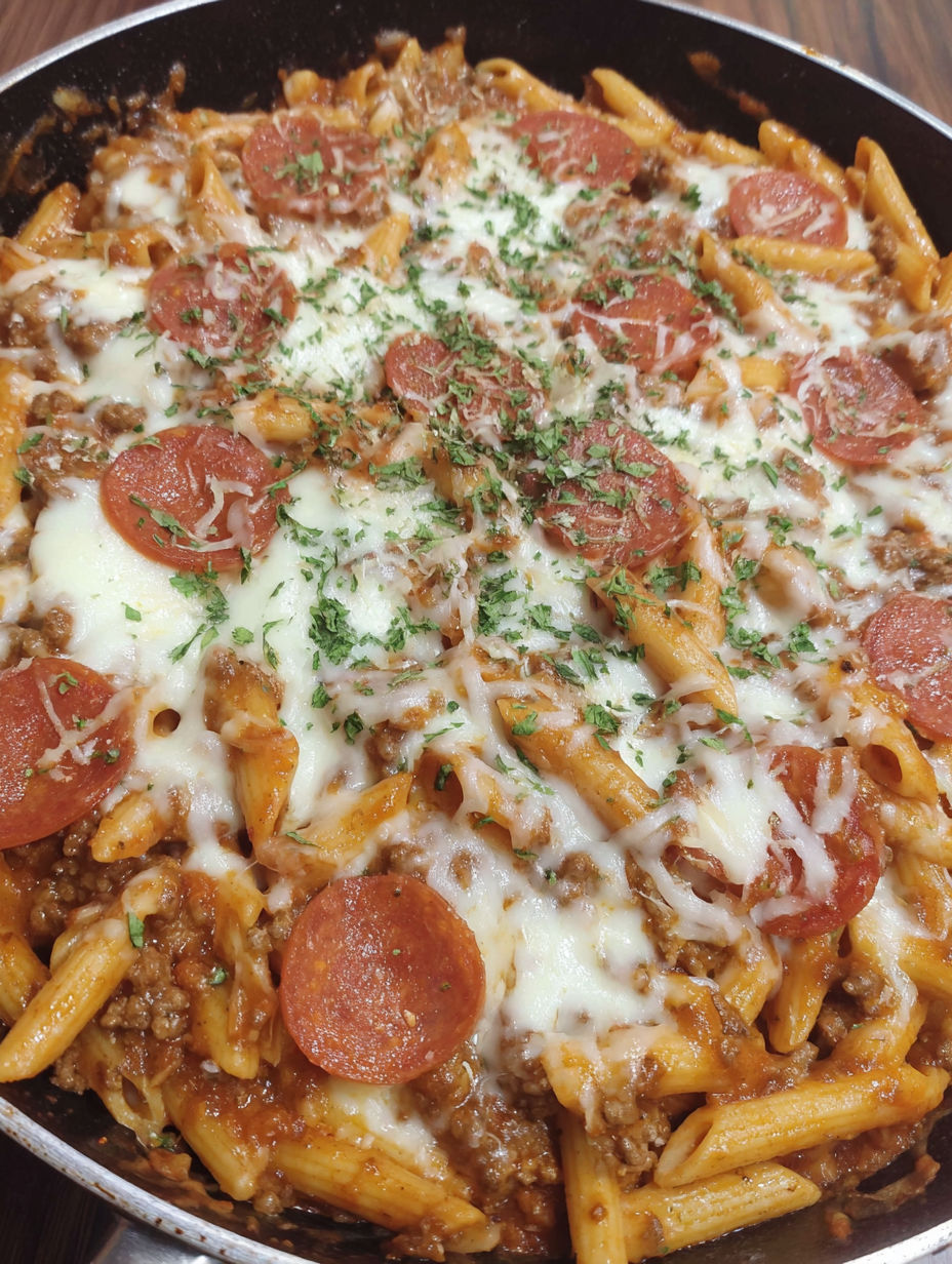 A close up of a delicious pizza with pepperoni and cheese.