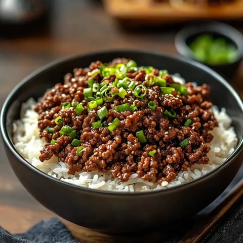 Delicious Korean Ground Beef Bowl
