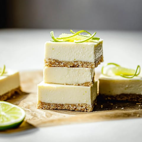 Healthy Key Lime Pie Bars