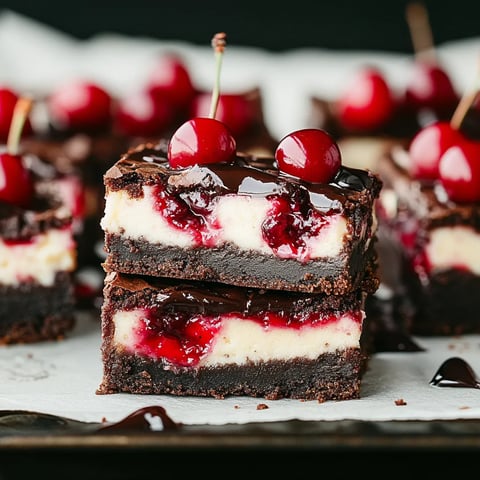 Cherry Cheesecake Brownies