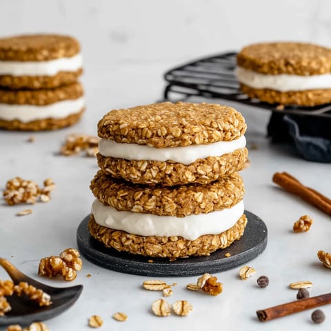 Vegan Oatmeal Cream Pies