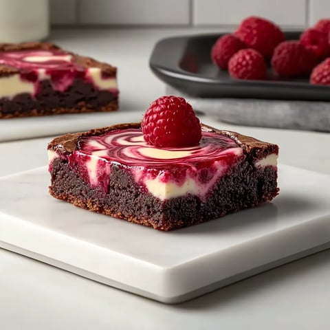 Decadent Raspberry Swirl Cheesecake Brownies Recipe