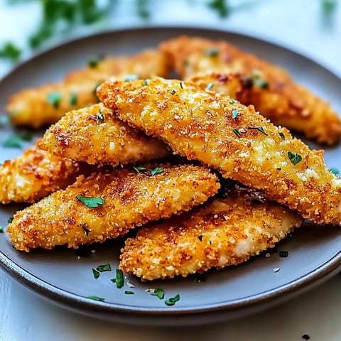 Crispy Homemade Baked Chicken Tenders