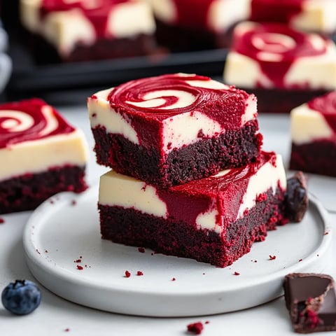 Red Velvet Cheesecake Brownies