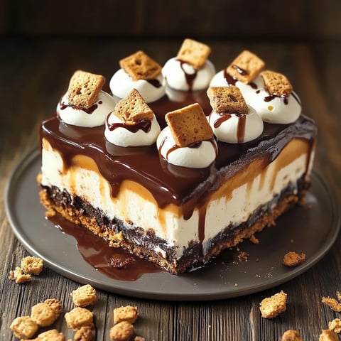 S’mores Inspired Cheesecake Fantasy