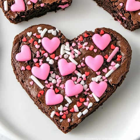 Heart Shaped Brownies