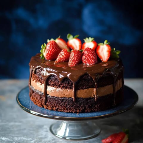 Strawberry Chocolate Cake