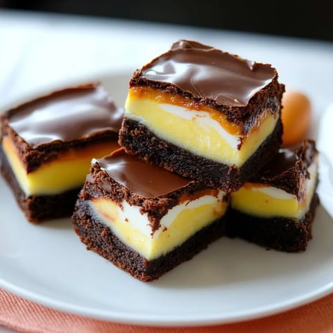 Cadbury Egg Brownies