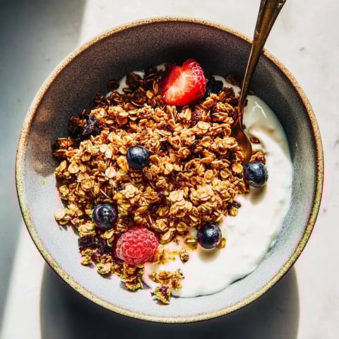 Big Cluster Sourdough Discard Granola