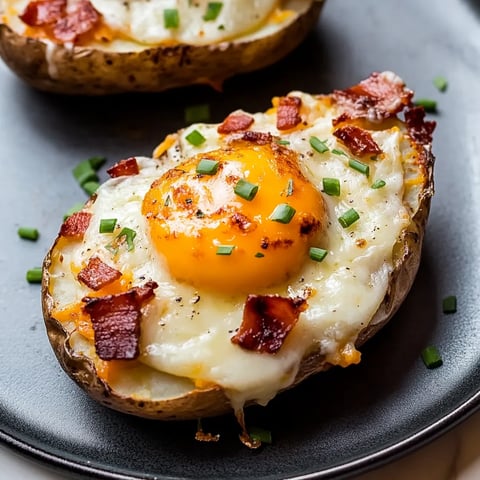 Twice Baked Breakfast Potatoes