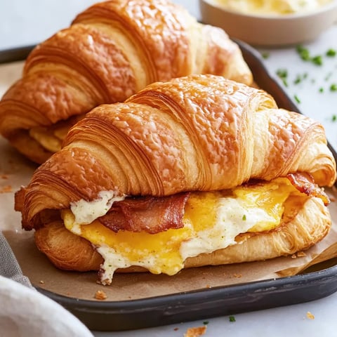 Croissant Breakfast Sandwiches