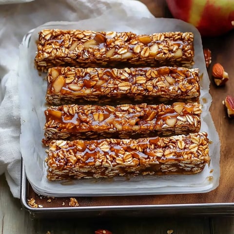 Caramel Apple Granola Bars