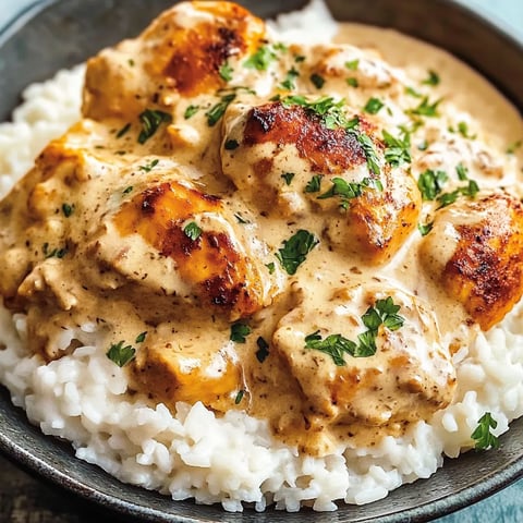 Creamy Smothered Chicken and Rice