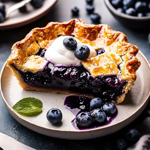 Homemade Blueberry Pie Recipe