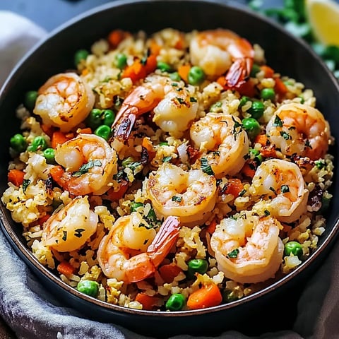 Cauliflower Fried Rice with Shrimp