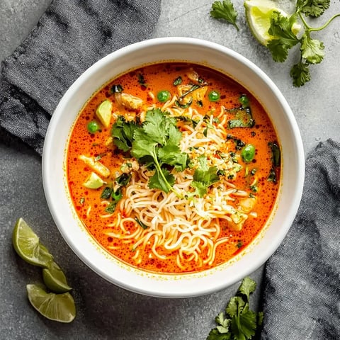 Thai Red Curry Noodle Soup