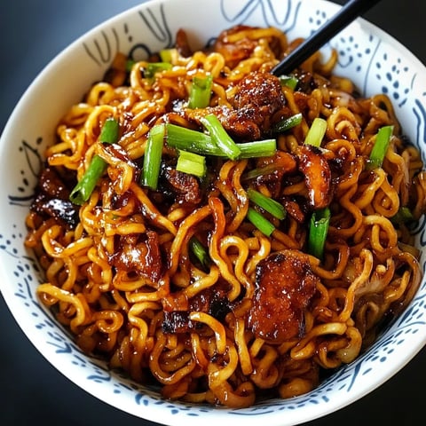 Stir Fry Japanese BBQ Ramen Noodles