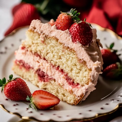 Homemade Strawberry Cake