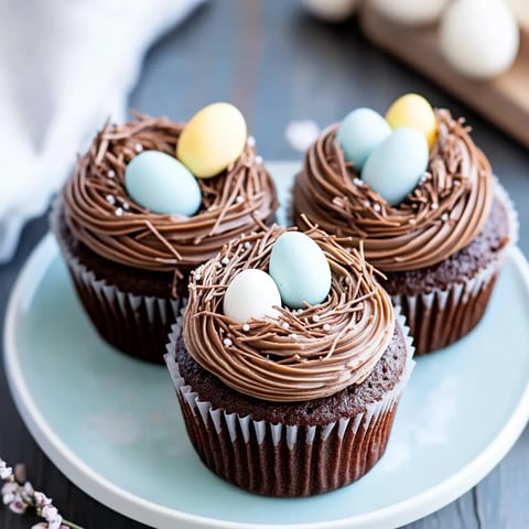 Bird’s Nest Easter Cupcakes