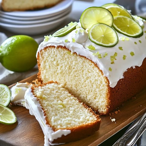 Easy Keto Key Lime Pound Cake Recipe