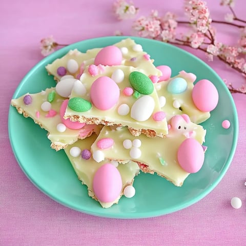 Easter White Chocolate Bark