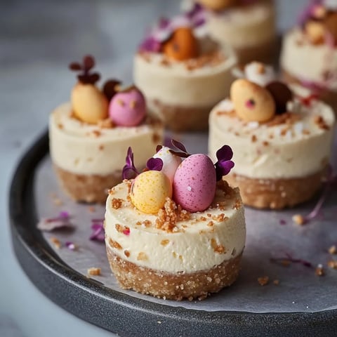 Easy Mini Easter Cheesecakes Recipe
