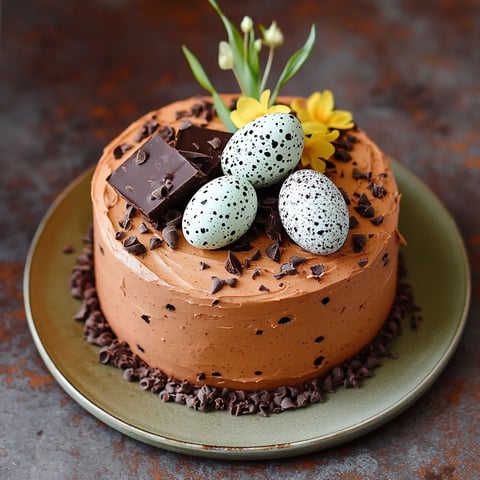Easy Speckled Egg Chocolate Cake Recipe