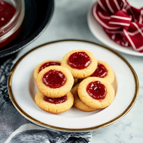 Easy Strawberry Jam Cookies Recipe