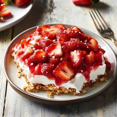 Easy Strawberry Pretzel Salad Recipe
