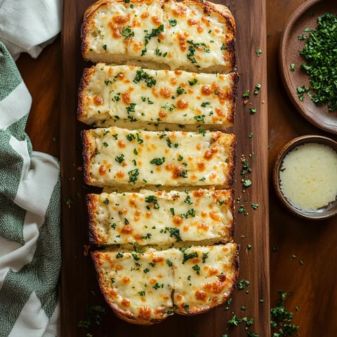 Easy Cheesy Garlic Bread Recipe