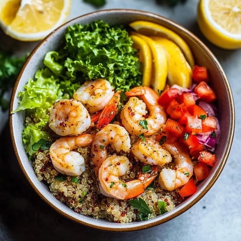Easy Lemon-Chili Shrimp Quinoa Bowls Recipe