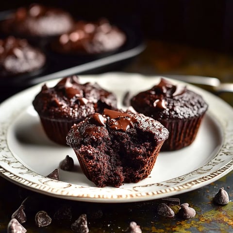 Easy Double Chocolate Muffins Recipe
