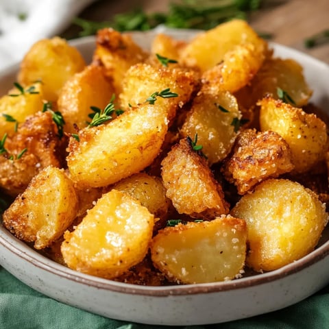 Easy Roasted Crunchy Potatoes Recipe