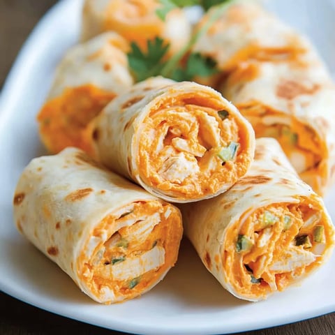 Easy Buffalo Chicken Pinwheels Recipe