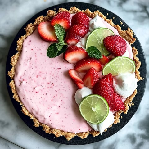 Easy Strawberry Margarita Pie Recipe