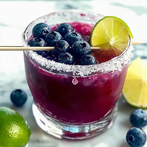 Easy Blueberry Sriracha Margarita Recipe