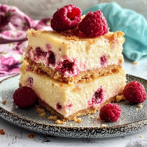 Easy Raspberry Slab Cheesecake Recipe