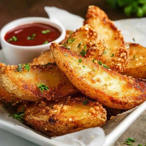 Easy Air Fryer Potato Wedges Recipe
