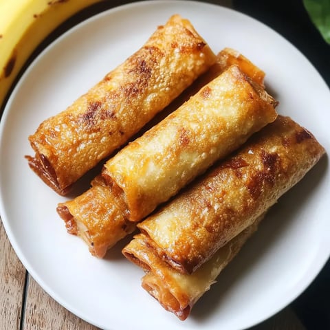 Easy Banana Turon Filipino Lumpia Recipe