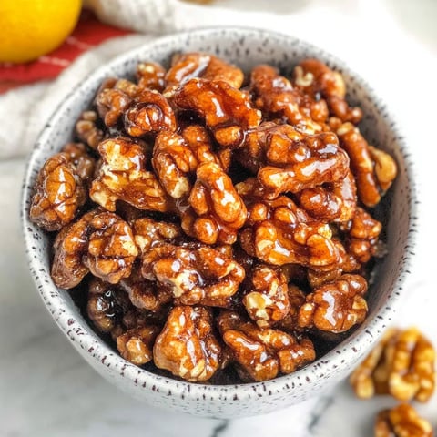 Easy Air Fryer Honey Spiced Walnuts Recipe