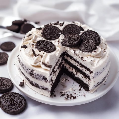 Easy Oreo Mousse Cake Recipe