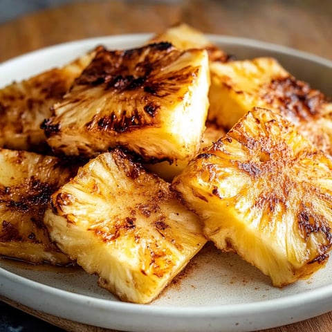 Easy Air Fryer Grilled Pineapples Recipe