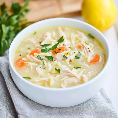 Easy Greek Lemon Chicken Soup Recipe