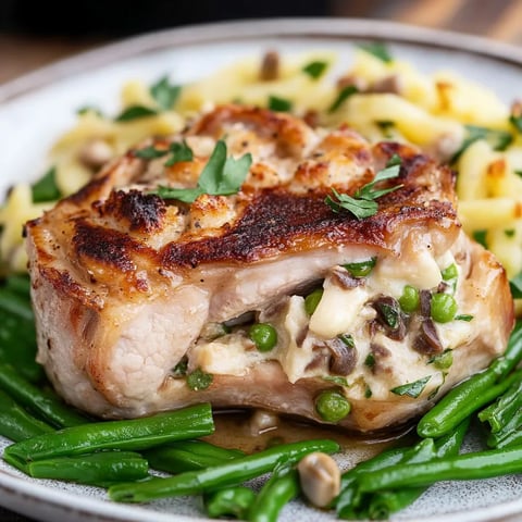 Easy Baked Stuffed Pork Chops Recipe